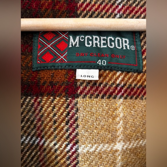 1970s McGregor Men's Hooded 100% WoolToggle Coat Minimalist,GUC,40 Long (Large). - Picture 2 of 7